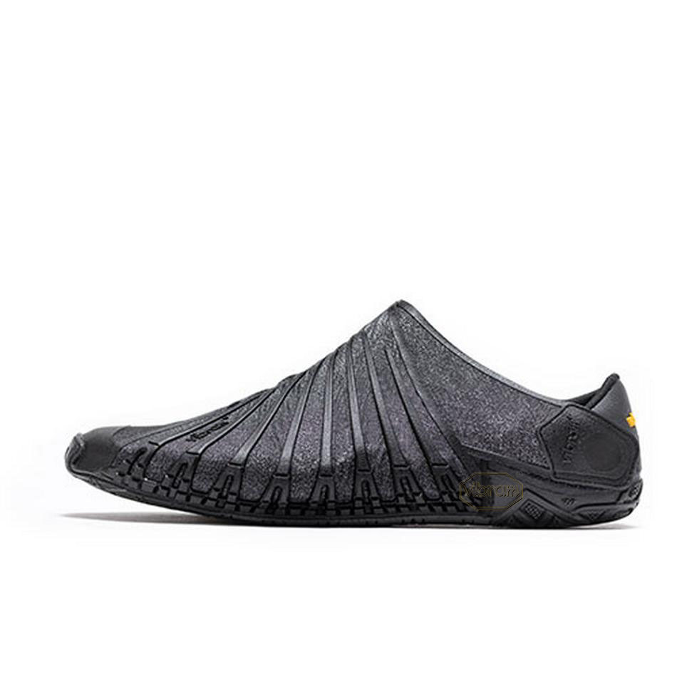 Men's Vibram Furoshiki EcoFree Shoes Black | CA_N23