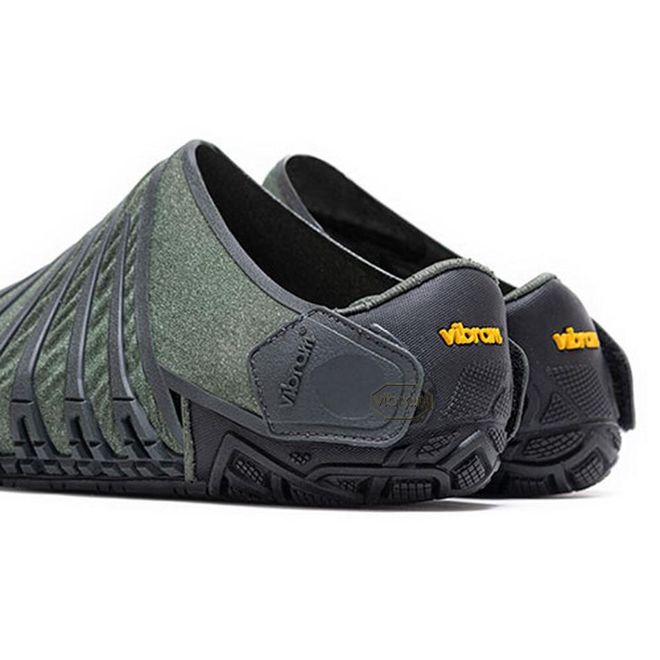 Men's Vibram Furoshiki EcoFree Shoes Green | CA_Y48