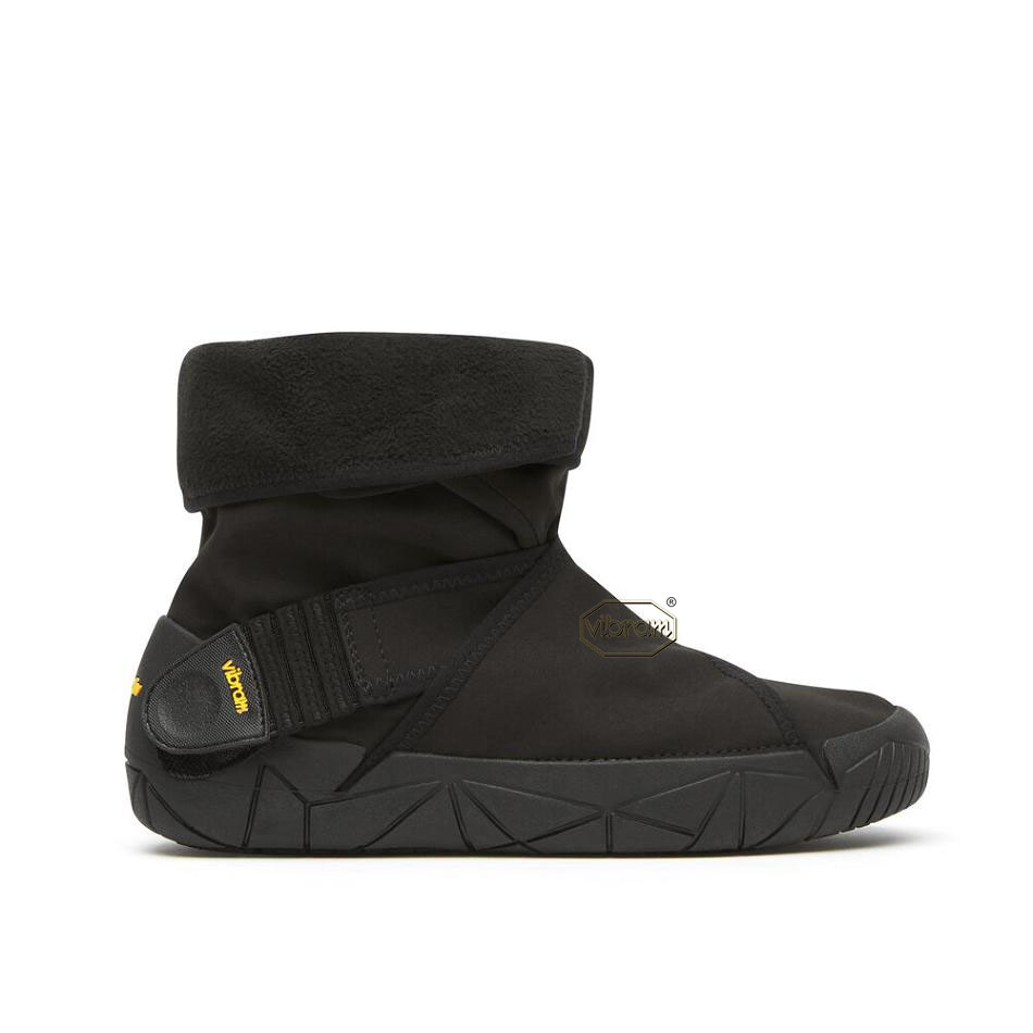 Men's Vibram Furoshiki Oslo WP Arctic Grip Boots Black | CA_D05