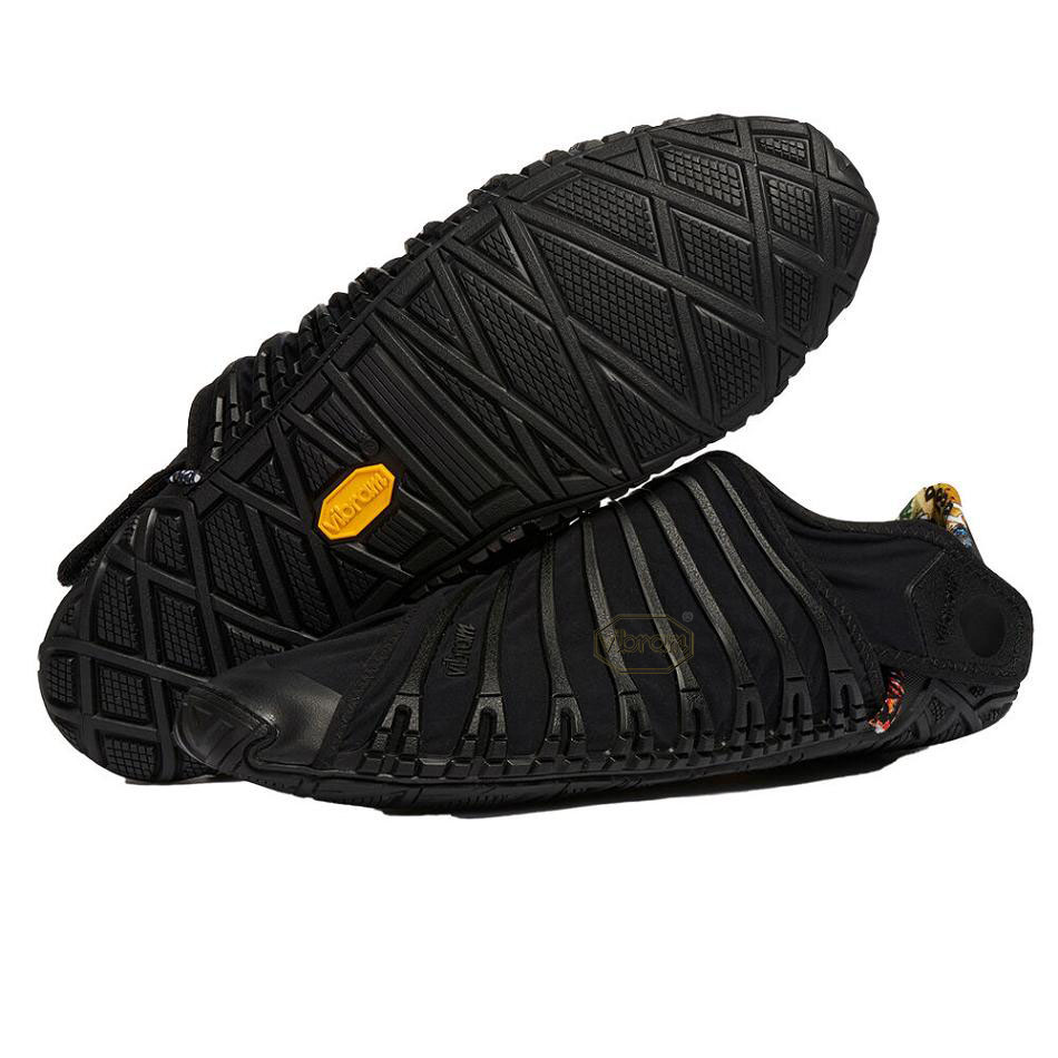 Men\'s Vibram Furoshiki Shoes Black | CA_V90