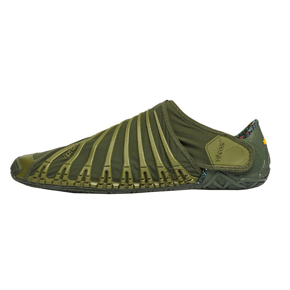 Men's Vibram Furoshiki Shoes Olive | CA_D32