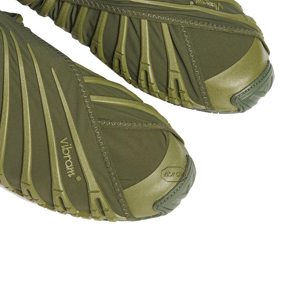 Men's Vibram Furoshiki Shoes Olive | CA_D32