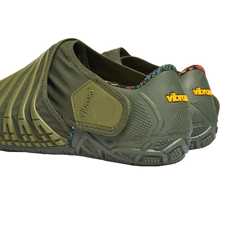 Men's Vibram Furoshiki Shoes Olive | CA_D32