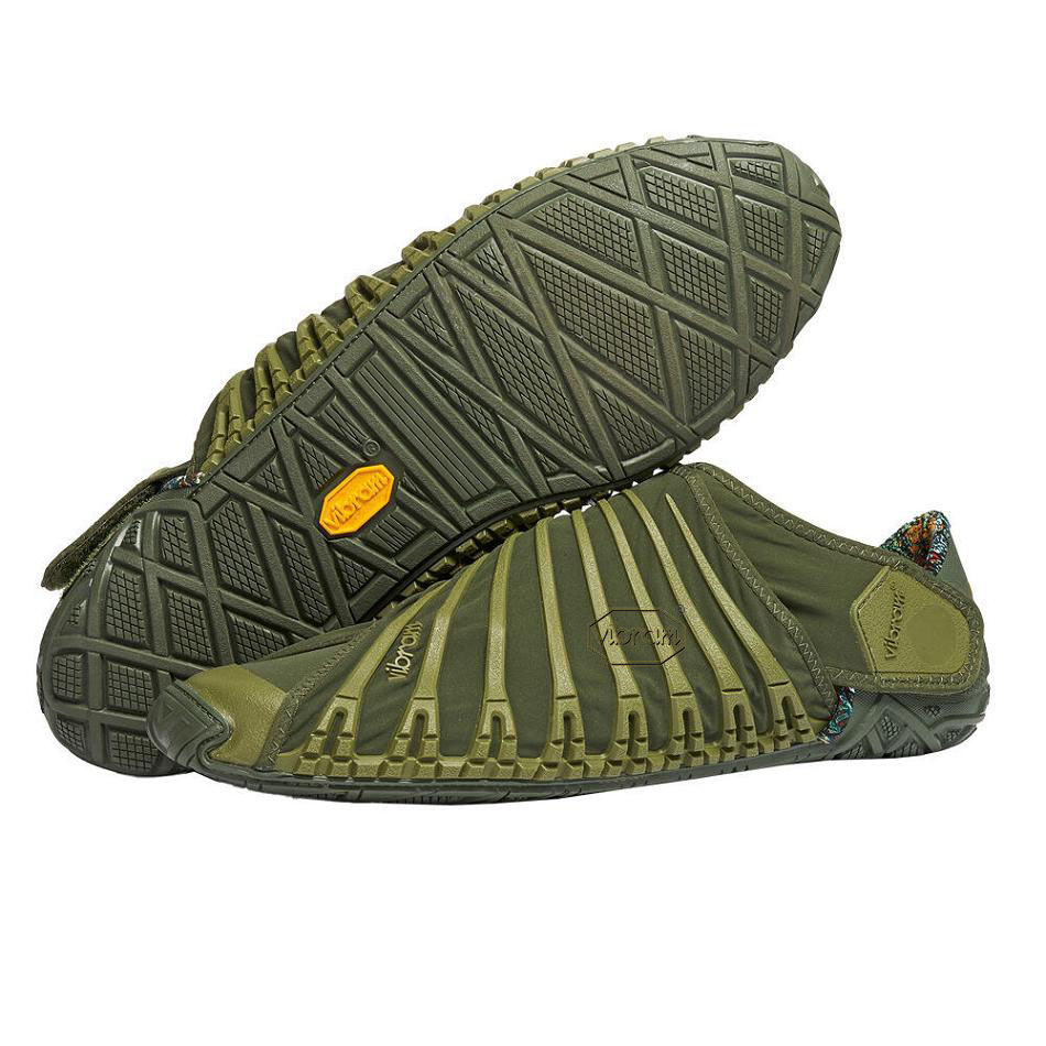 Men\'s Vibram Furoshiki Shoes Olive | CA_D32