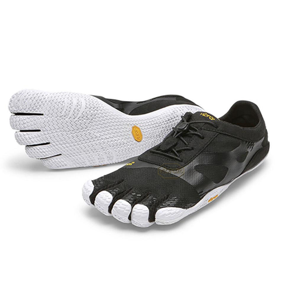 Men\'s Vibram KSO EVO Training Shoes Black / White | CA_P53