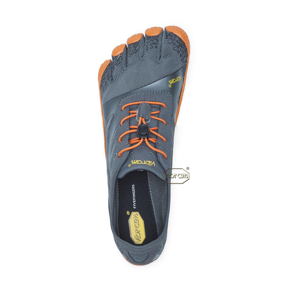 Men's Vibram KSO EVO Training Shoes Grey / Orange | CA_H62