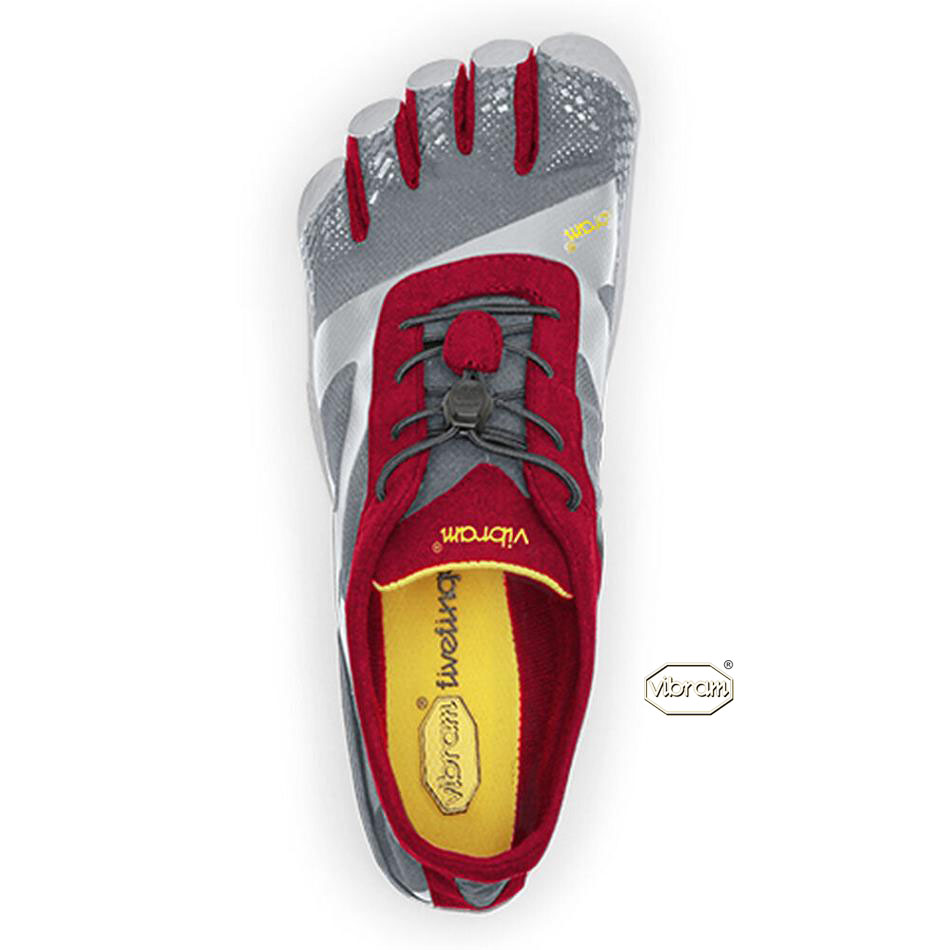 Men's Vibram KSO EVO Training Shoes Grey / Red | CA_T74