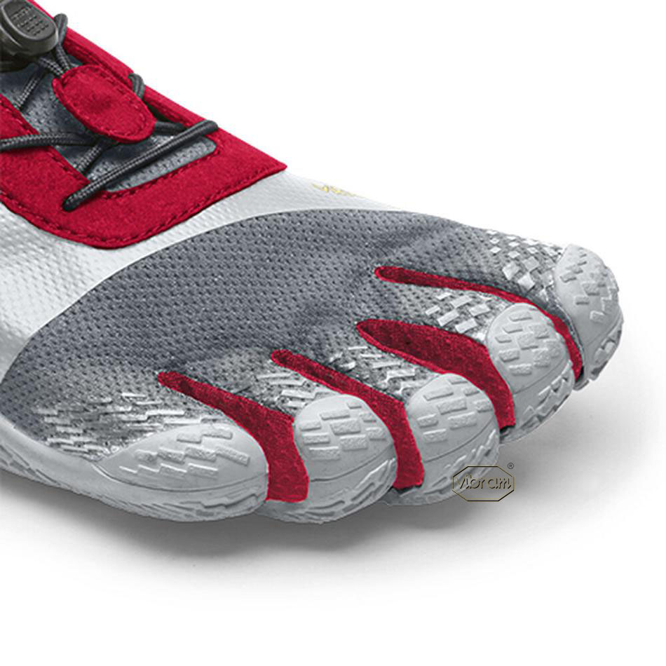 Men's Vibram KSO EVO Training Shoes Grey / Red | CA_T74