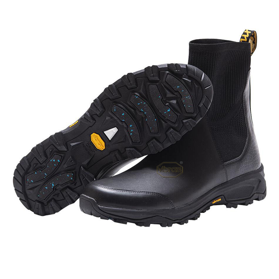 Men\'s Vibram Luxury Rubber Boots Black | CA_F09