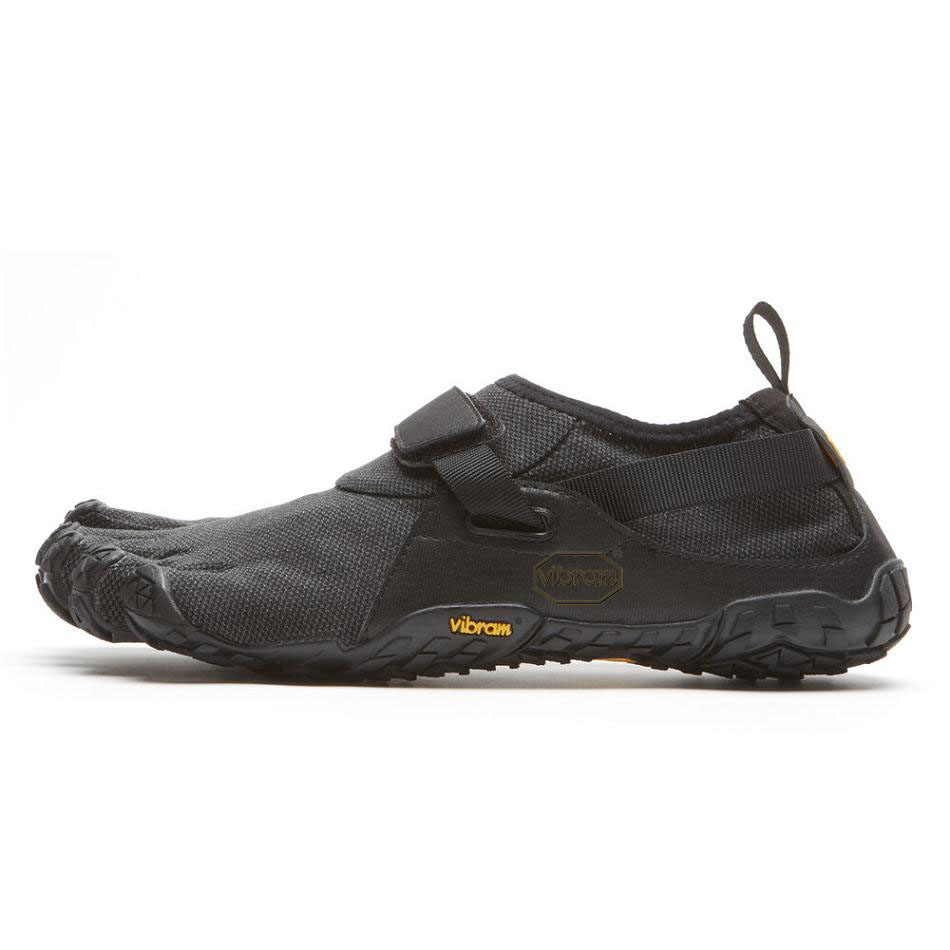 Men's Vibram Spyridon EVO Hiking Shoes Black | CA_C68