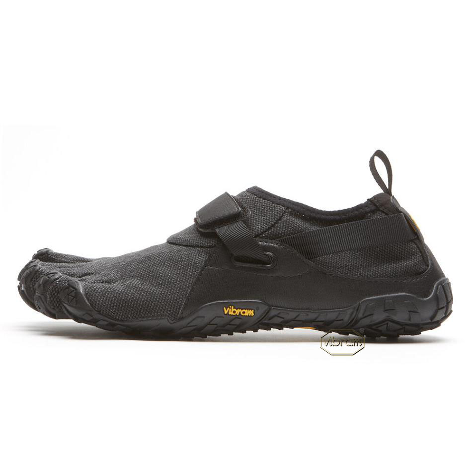 Men's Vibram Spyridon EVO Trail Running Shoes Black | CA_U07