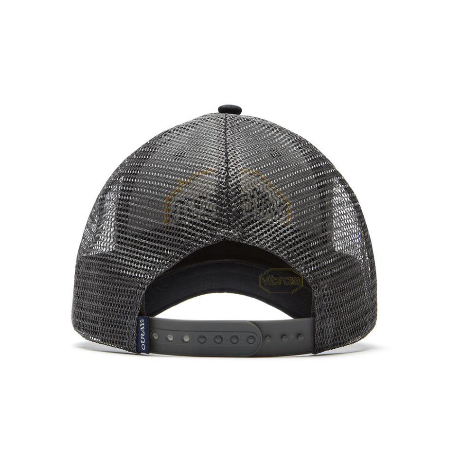 Men's Vibram Trucker Two-Tone Hats Black | CA_Z42