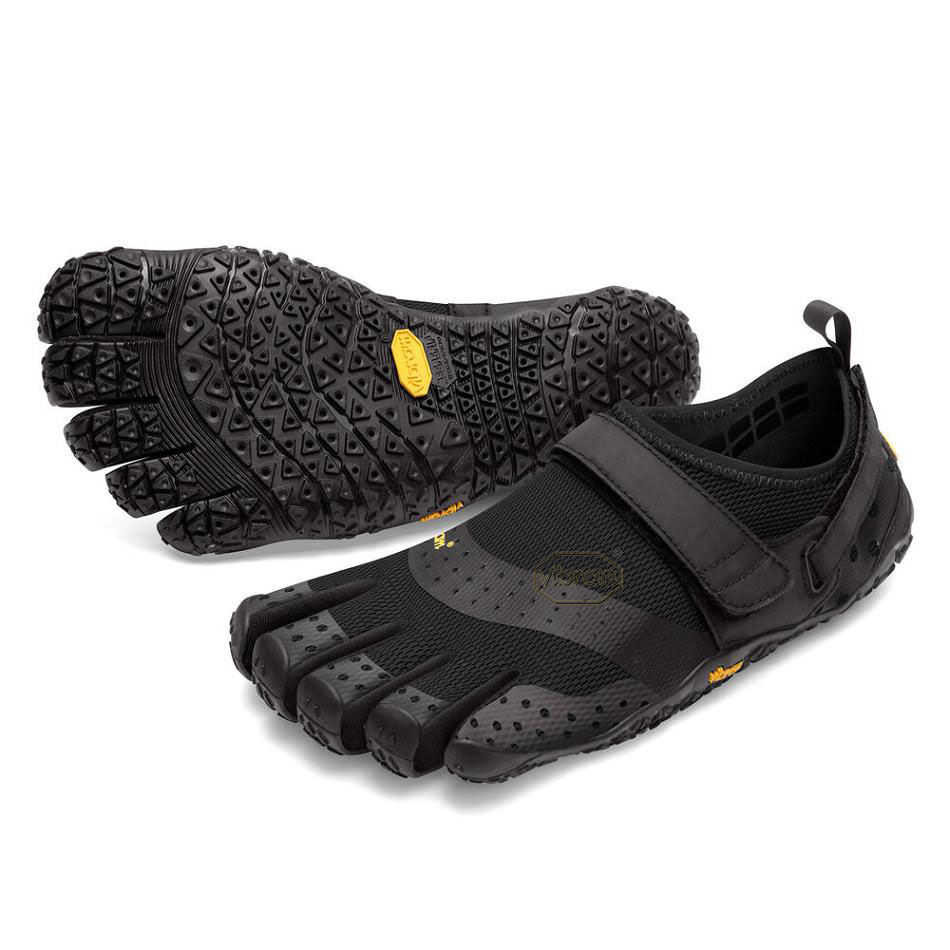 Men\'s Vibram V-Aqua Water Shoes Black | CA_J09