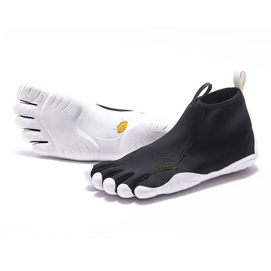 Men\'s Vibram V-NEOP Water Shoes Black / White | CA_Y96