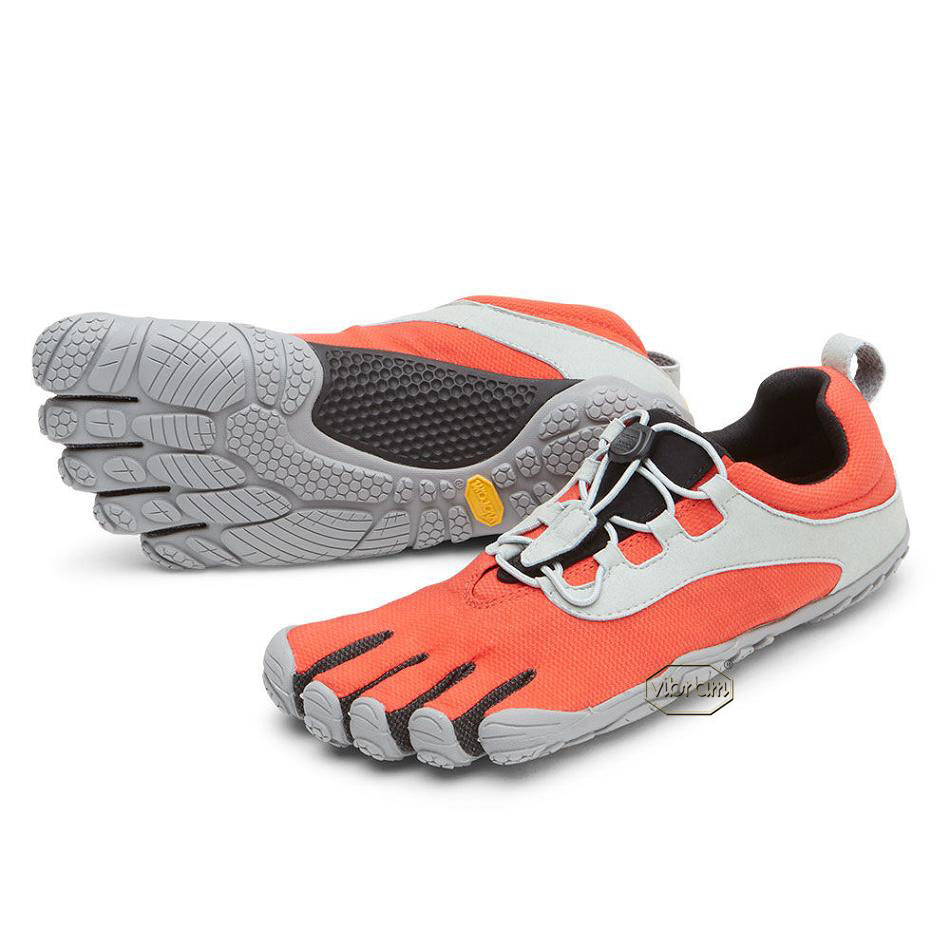 Men\'s Vibram V-Run Retro Training Shoes Red / Black / Grey | CA_J39