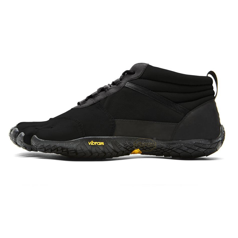 Men's Vibram V-Trek Insulated Casual Shoes Black | CA_F33