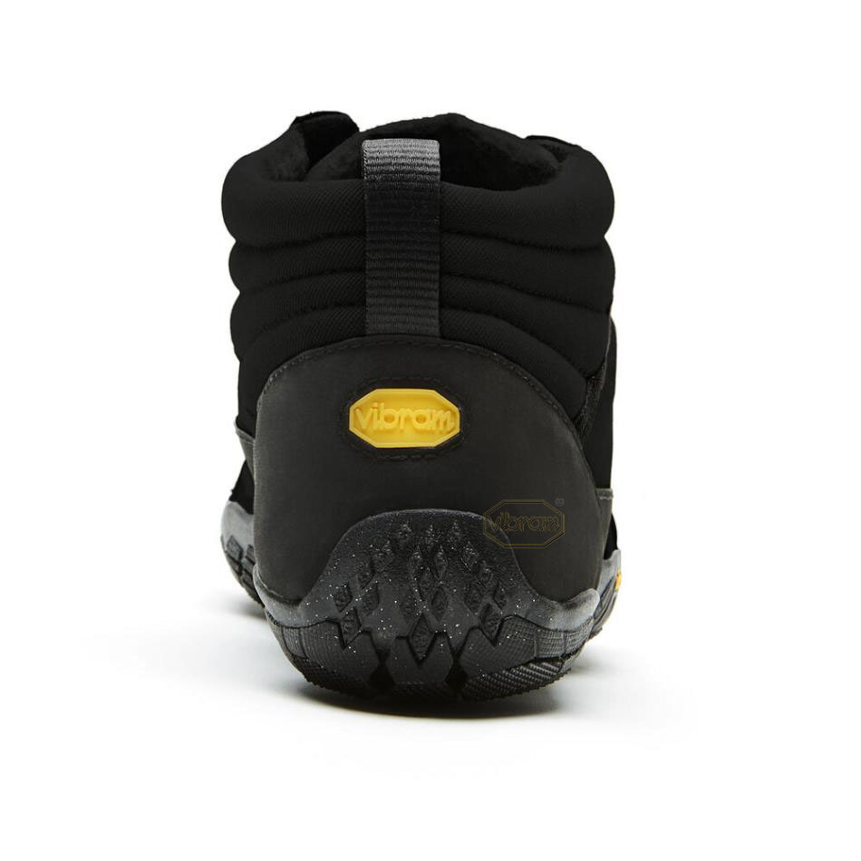 Men's Vibram V-Trek Insulated Casual Shoes Black | CA_F33