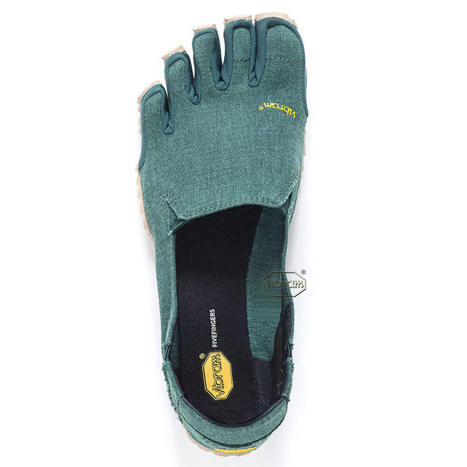 Women's Vibram CVT LB Casual Shoes Green / Beige | CA_T29