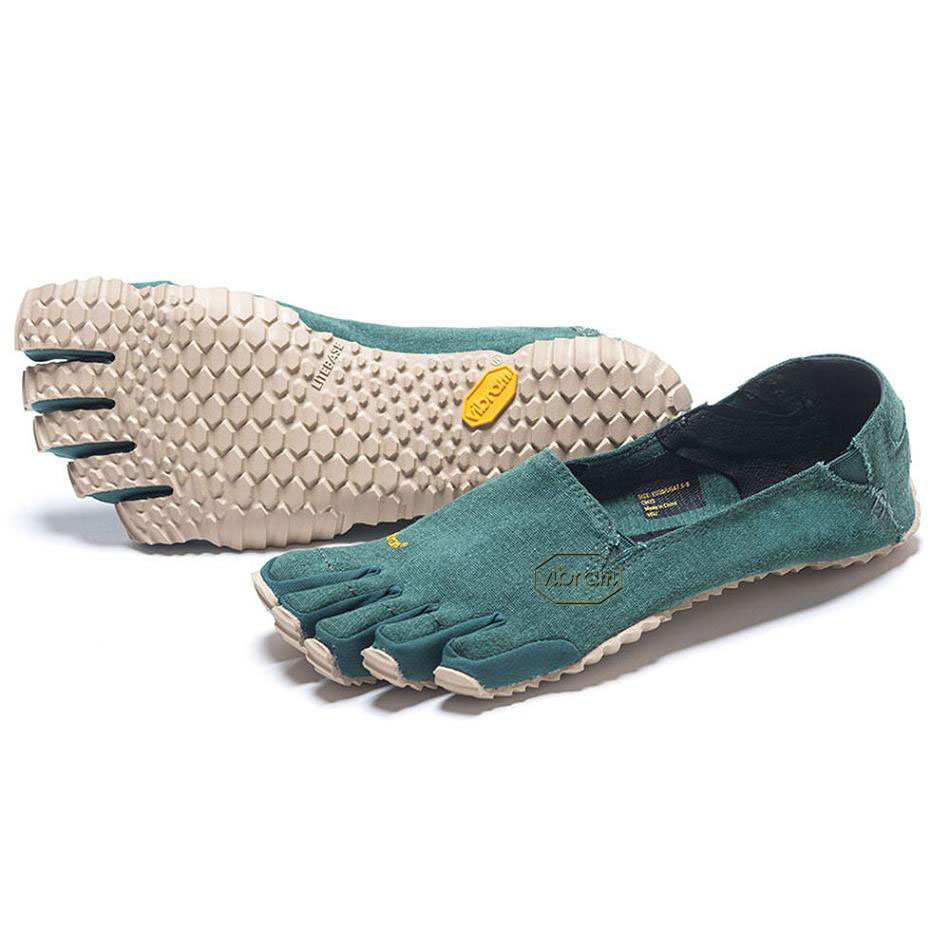 Women\'s Vibram CVT LB Casual Shoes Green / Beige | CA_T29