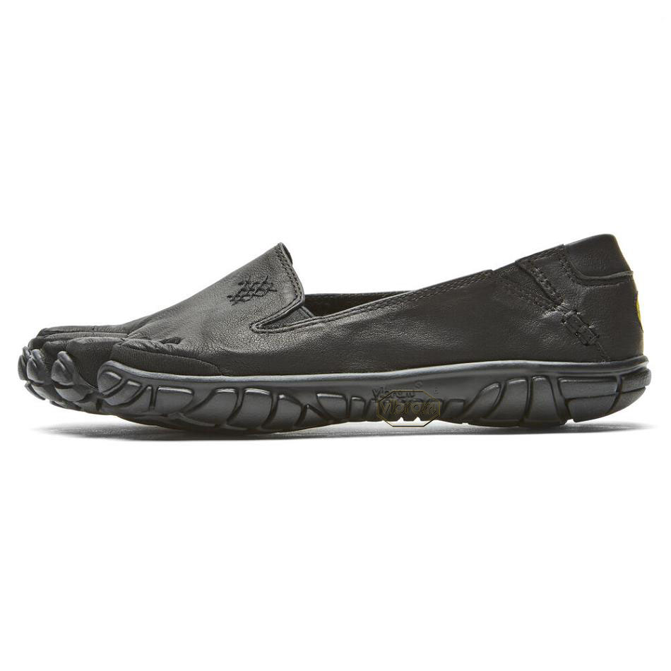 Women's Vibram CVT-Leather Casual Shoes Black | CA_C17