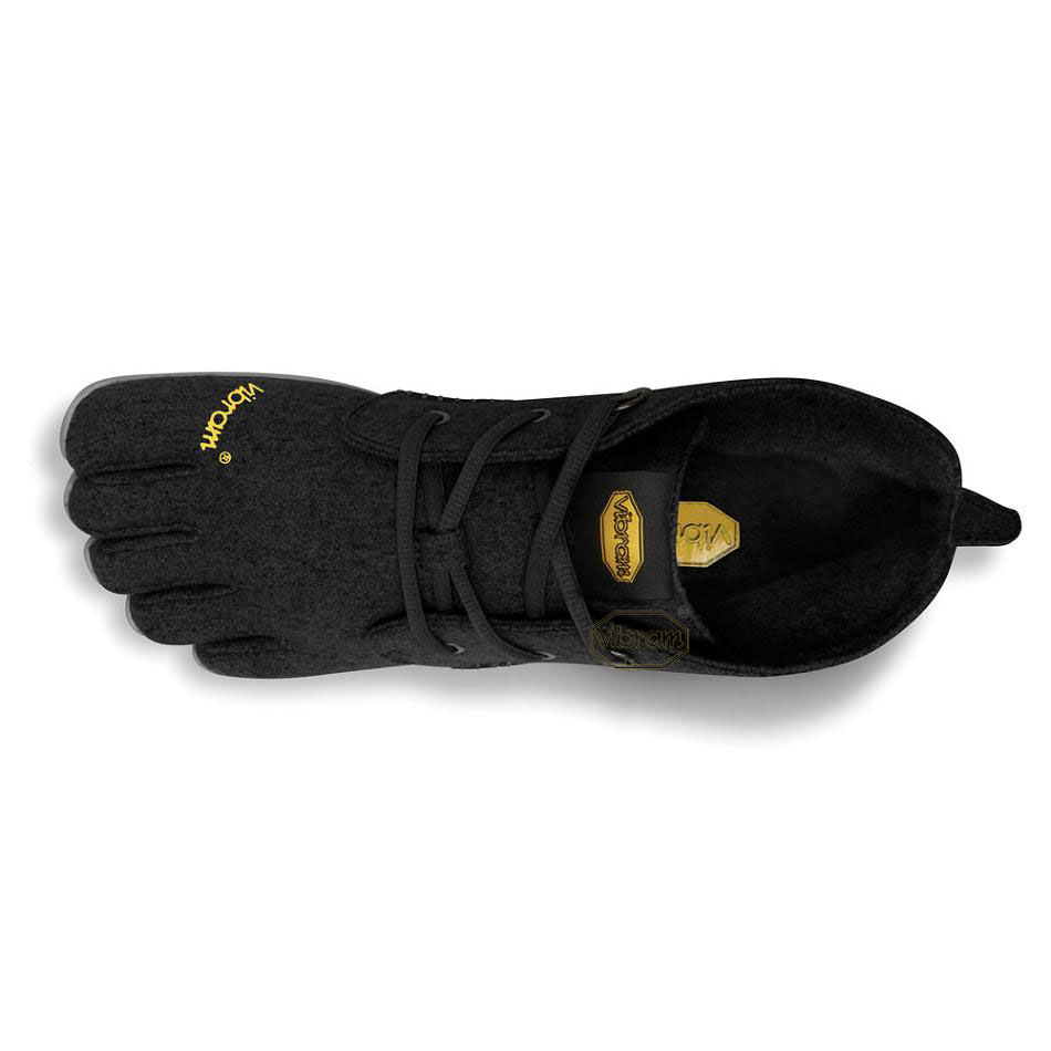 Women's Vibram CVT-Wool Hiking Shoes Black / Grey | CA_N95