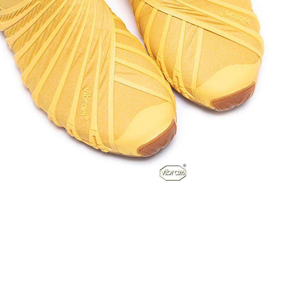 Women's Vibram Furoshiki EcoFree Shoes Mustard | CA_C20