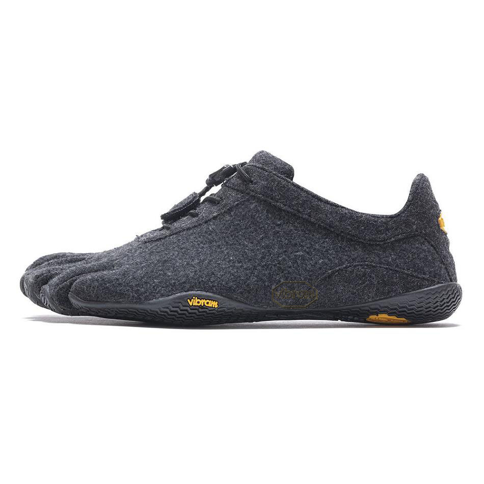 Women's Vibram KSO ECO Wool Casual Shoes Grey / Black | CA_H14