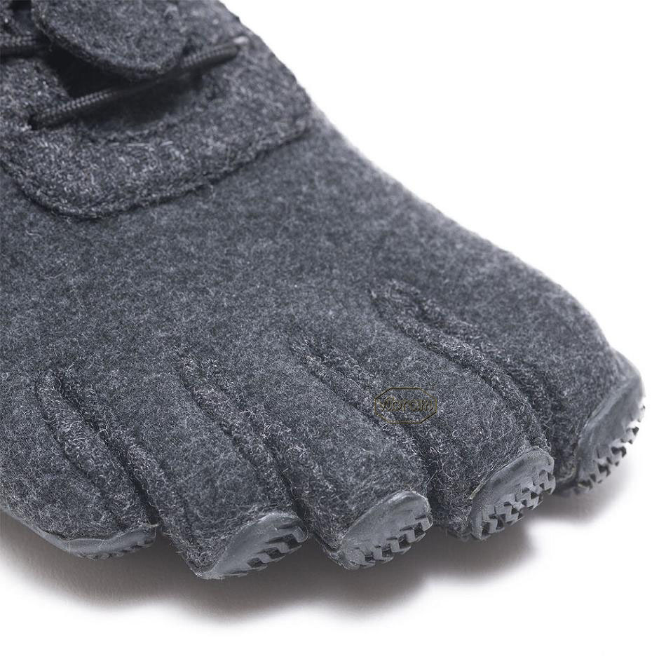 Women's Vibram KSO ECO Wool Casual Shoes Grey / Black | CA_H14