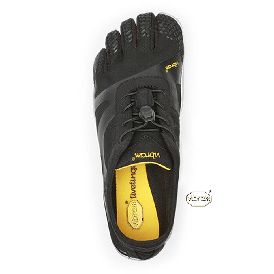 Women's Vibram KSO EVO Training Shoes Black / White | CA_H08