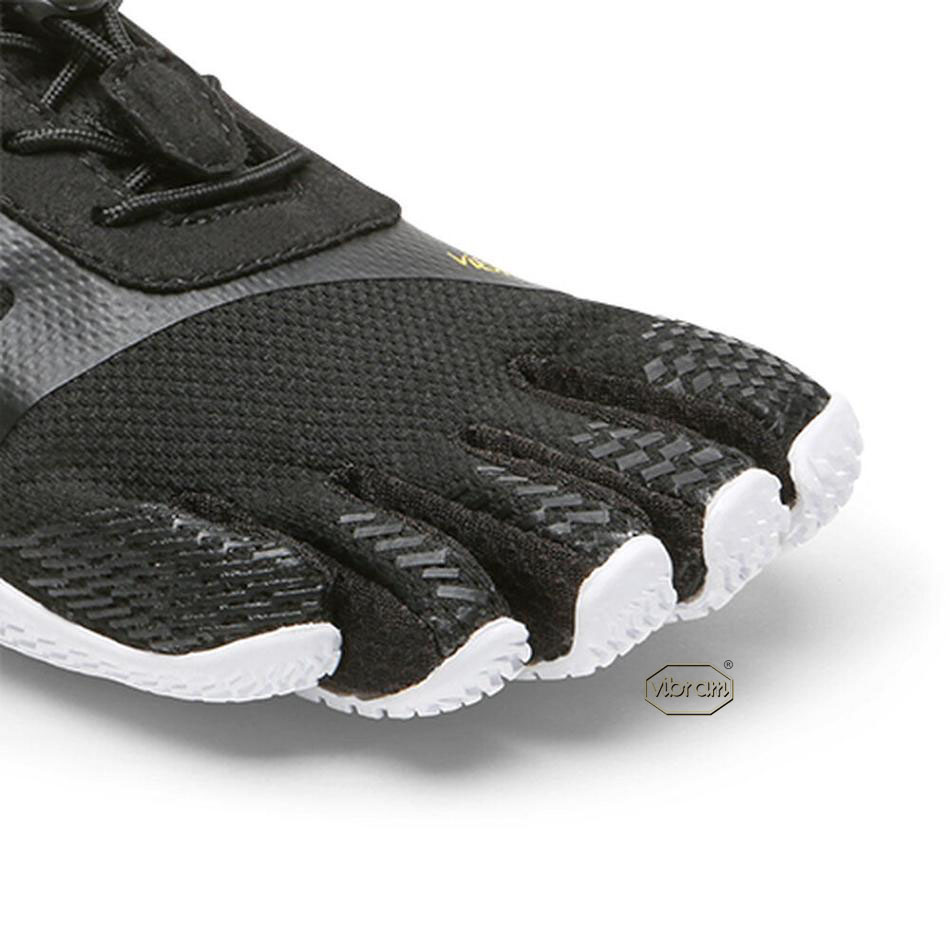 Women's Vibram KSO EVO Training Shoes Black / White | CA_H08