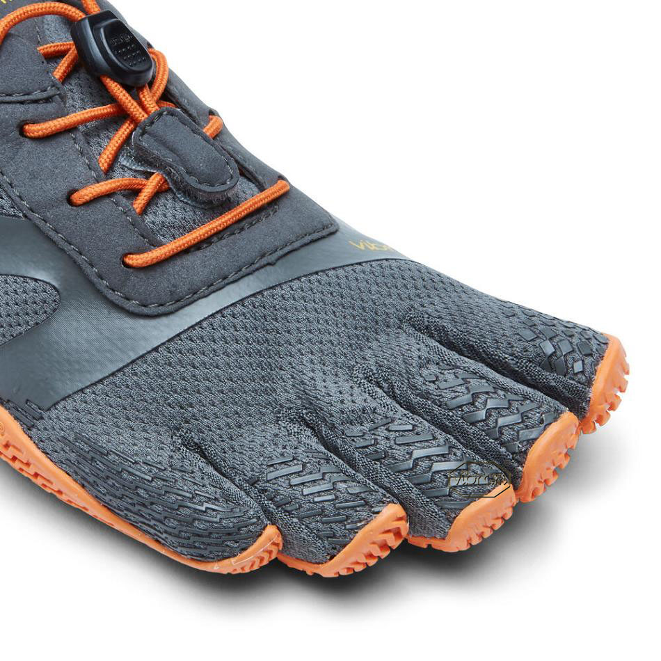 Women's Vibram KSO EVO Training Shoes Grey / Orange | CA_G82