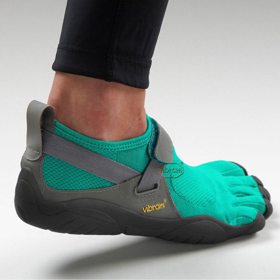 Women's Vibram KSO Training Shoes Blue / Green | CA_P29