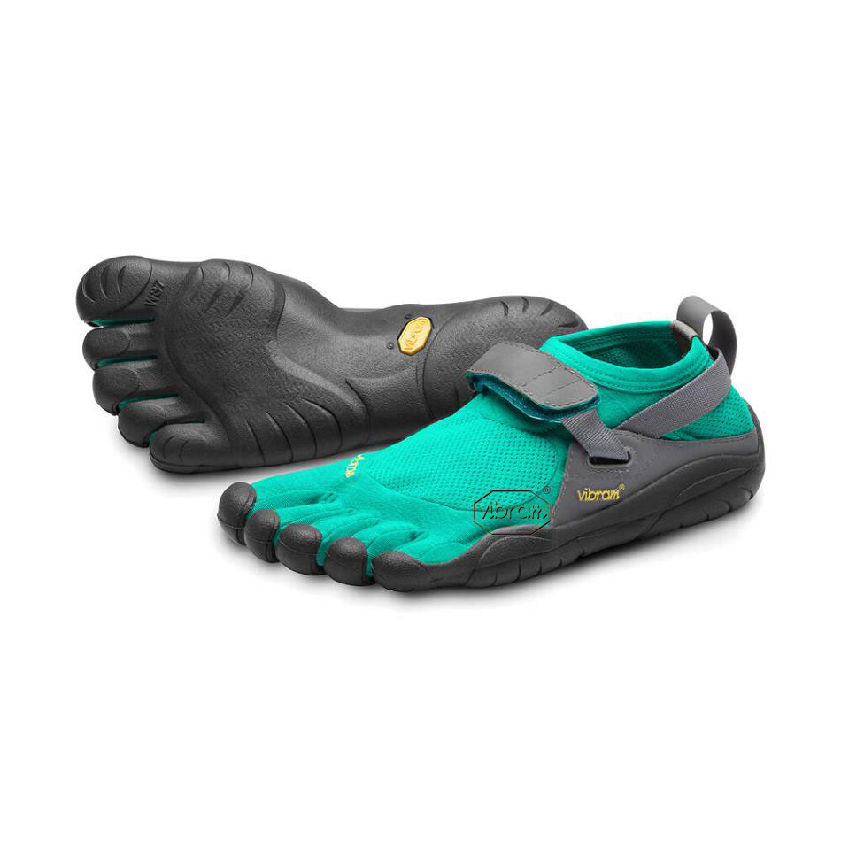 Women\'s Vibram KSO Training Shoes Blue / Green | CA_P29