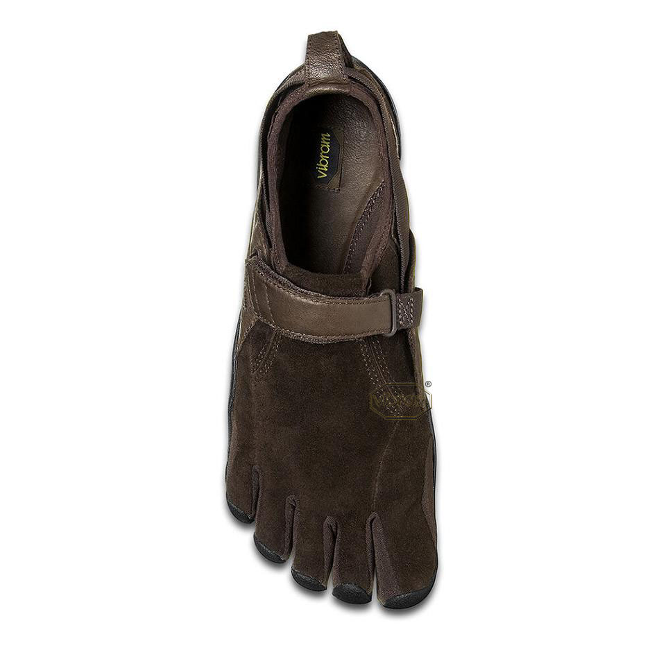 Women's Vibram KSO Trek Casual Shoes Brown | CA_H80