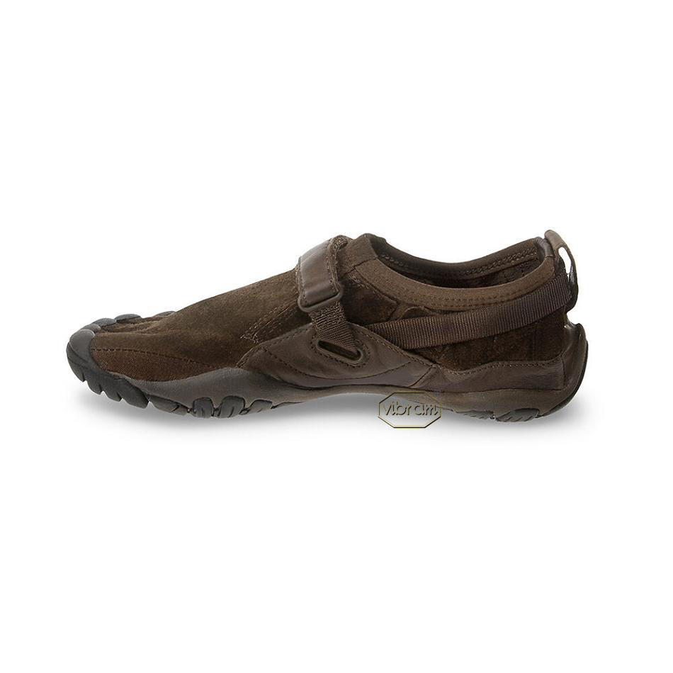 Women's Vibram KSO Trek Casual Shoes Brown | CA_H80