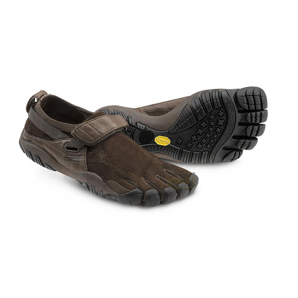 Women\'s Vibram KSO Trek Casual Shoes Brown | CA_H80