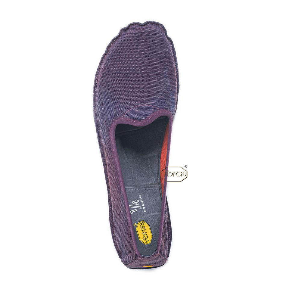 Women's Vibram One Quarter Canvas Shoes Red | CA_W50