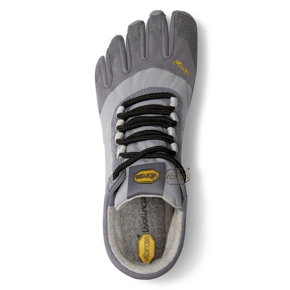 Women's Vibram Trek Ascent Insulated Hiking Shoes Grey | CA_Z18