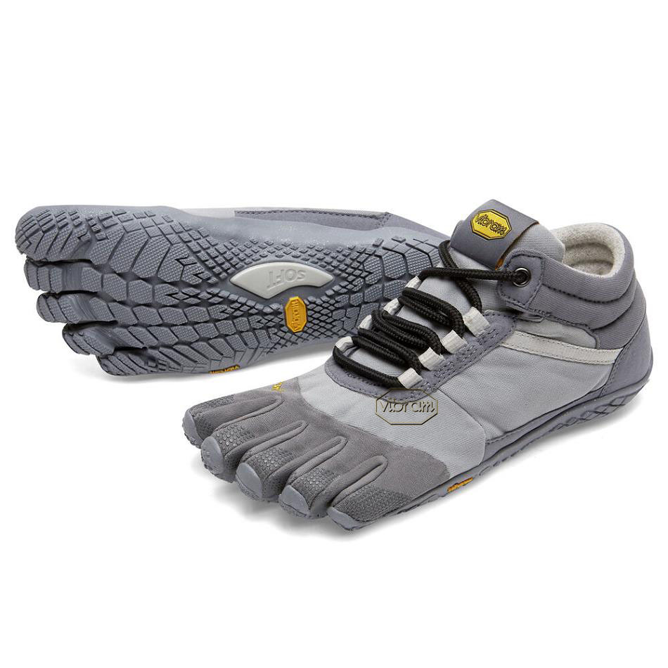 Women\'s Vibram Trek Ascent Insulated Hiking Shoes Grey | CA_Z18