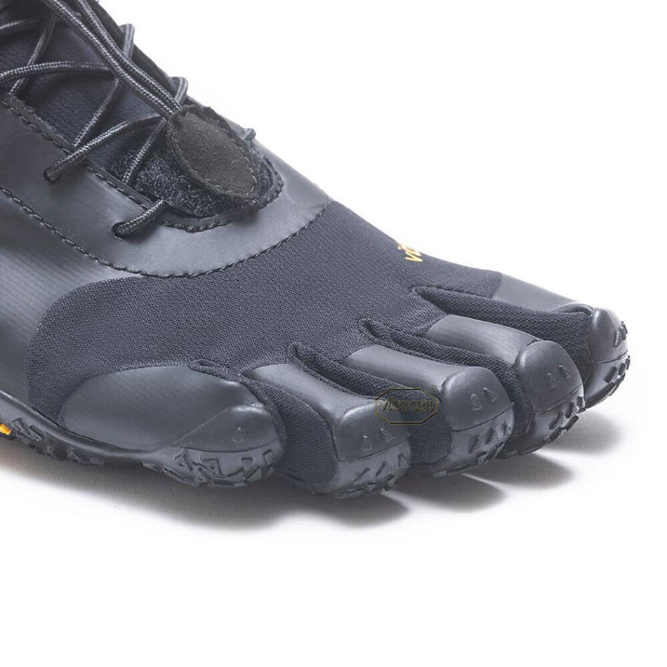 Women's Vibram V-Alpha Hiking Shoes Black | CA_J33