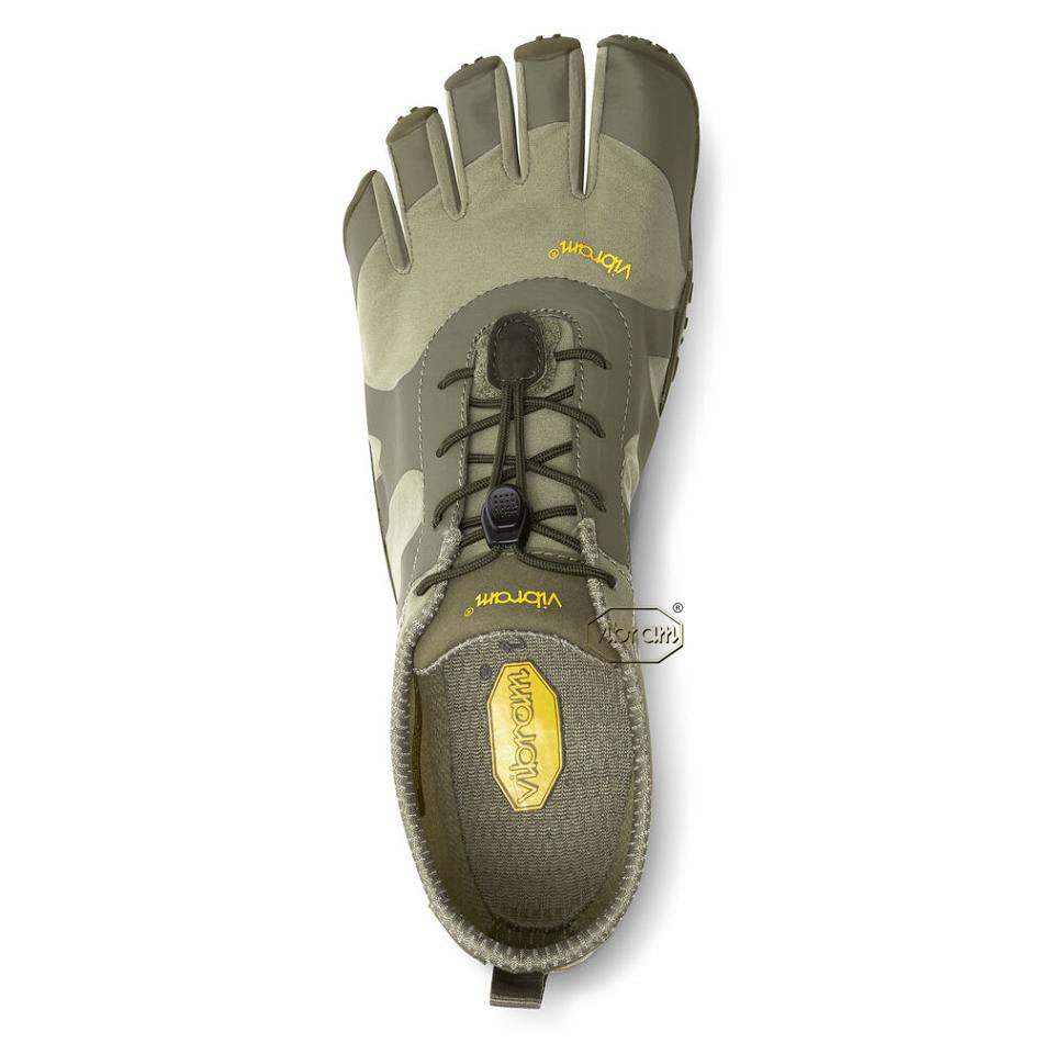 Women's Vibram V-Alpha Hiking Shoes Brown / Khaki | CA_V87