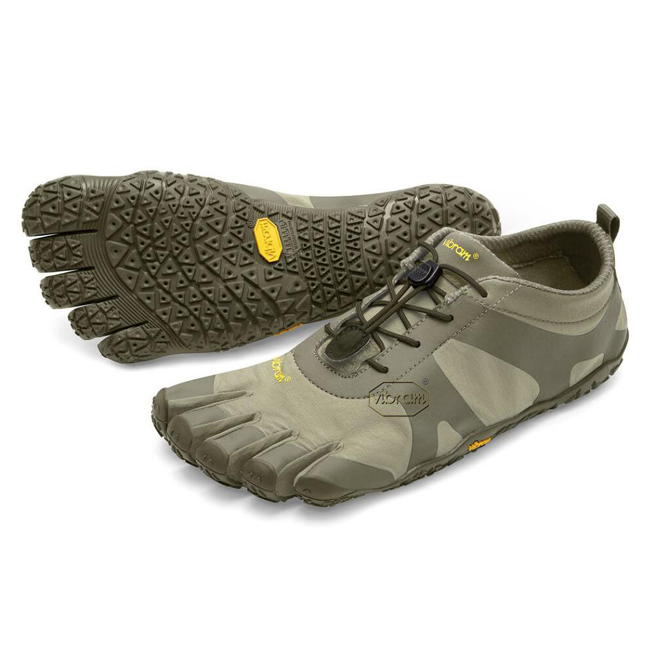 Women\'s Vibram V-Alpha Hiking Shoes Brown / Khaki | CA_V87