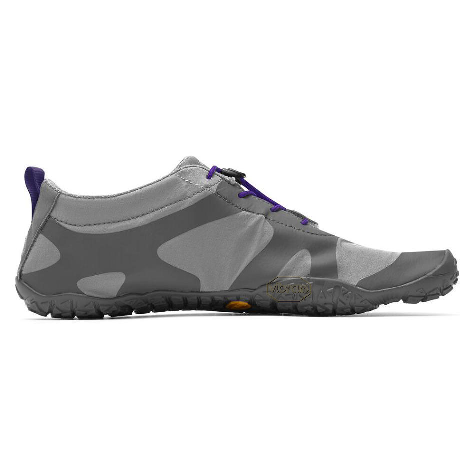 Women's Vibram V-Alpha Hiking Shoes Grey / Purple | CA_S31