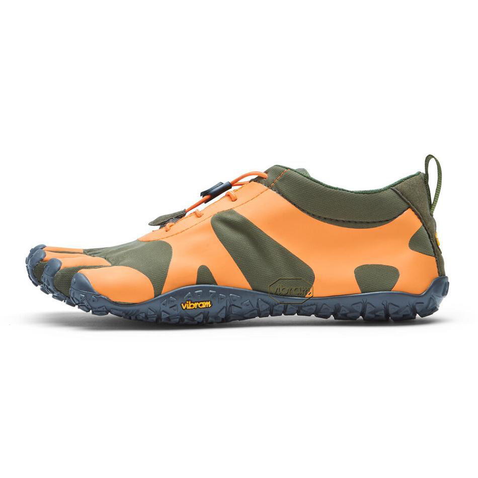 Women's Vibram V-Alpha Hiking Shoes Orange / Grey | CA_R25