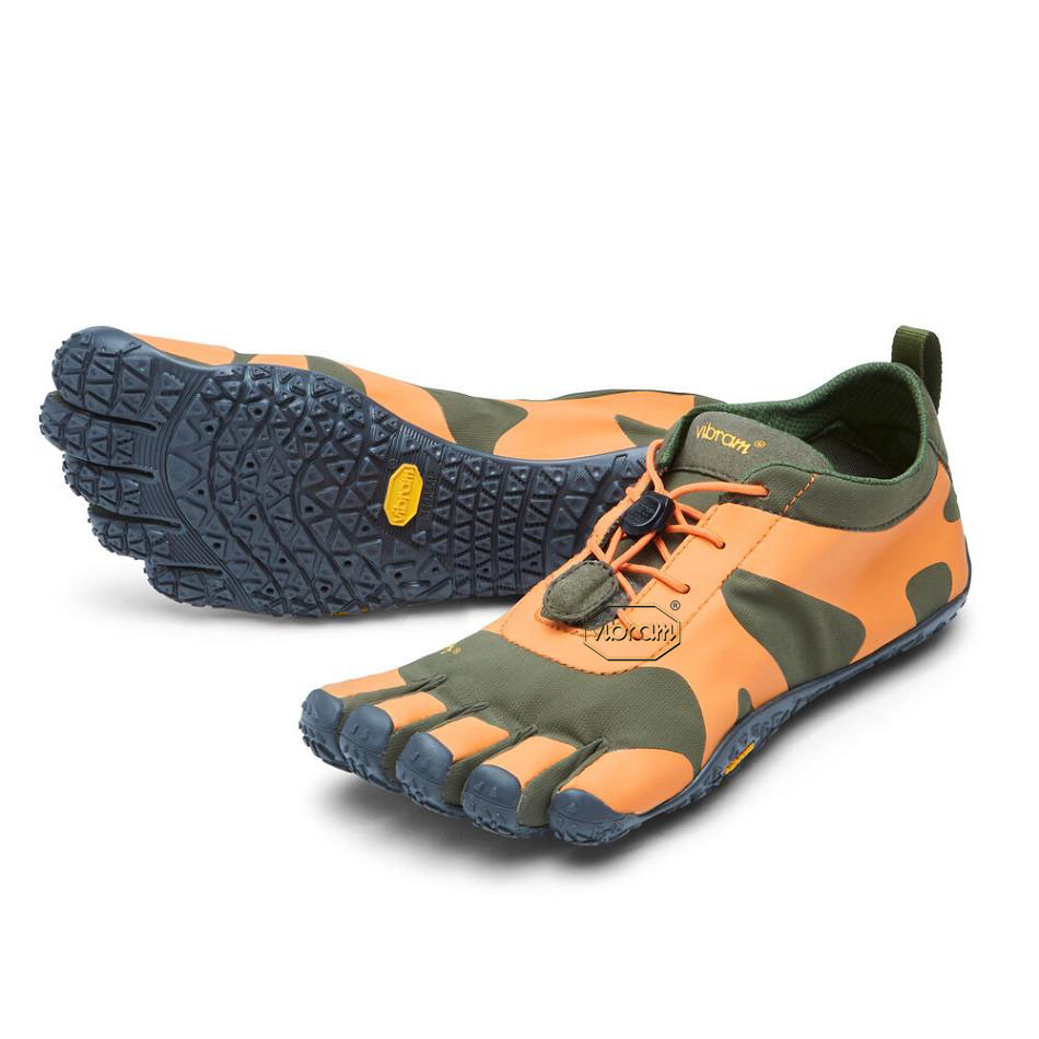 Women\'s Vibram V-Alpha Hiking Shoes Orange / Grey | CA_R25