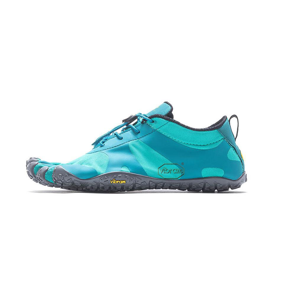 Women's Vibram V-Alpha Hiking Shoes Turquoise / Blue | CA_M21