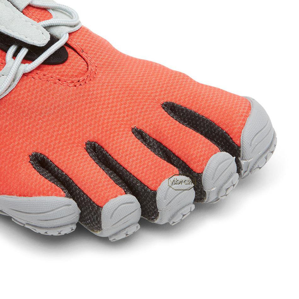 Women's Vibram V-Run Retro Running Shoes Red / Black / Grey | CA_K13