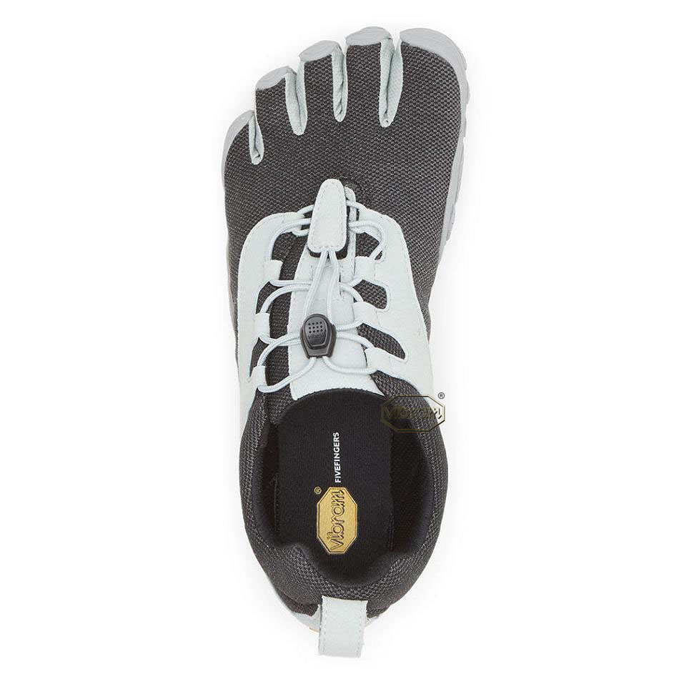 Women's Vibram V-Run Retro Running Shoes Black / Grey | CA_M48