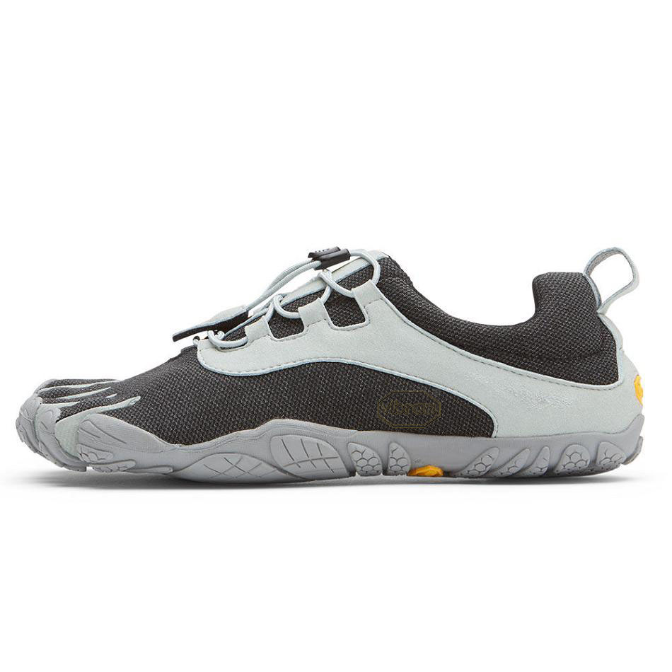 Women's Vibram V-Run Retro Running Shoes Black / Grey | CA_M48