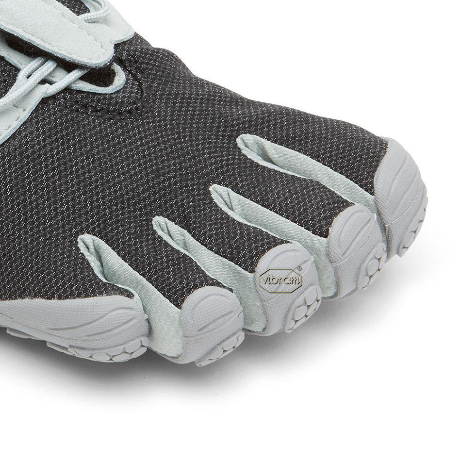 Women's Vibram V-Run Retro Running Shoes Black / Grey | CA_M48